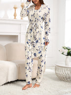 Kathy | Women Vintage Floral Pajama Set