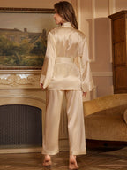Aurielle | Women Elegance Robe & Pajama Set